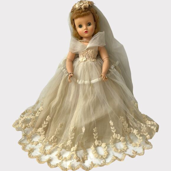 Madame Alexander Elise Bride 1958 16" Hard Plastic Head Torso Legs Vinyl Arms - Picture 14 of 14